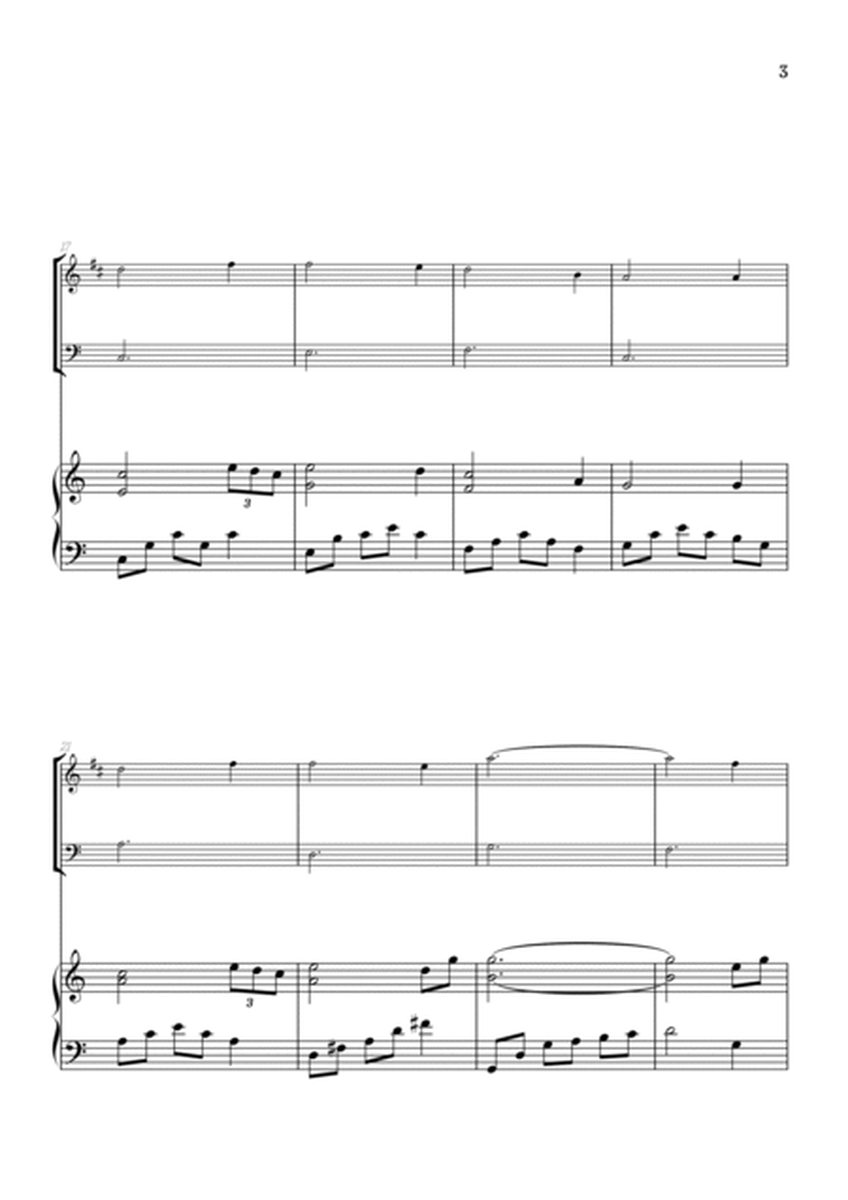 Amazing Grace • super easy trumpet and trombone sheet music w/ intermediate piano accomp image number null