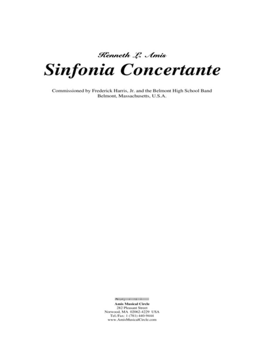 Sinfonia Concertante - STUDY SCORE ONLY