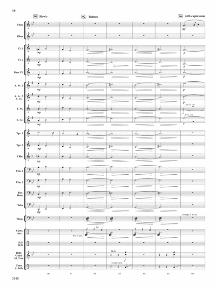 Fire Dance Concert Band scores gallery preview page 17