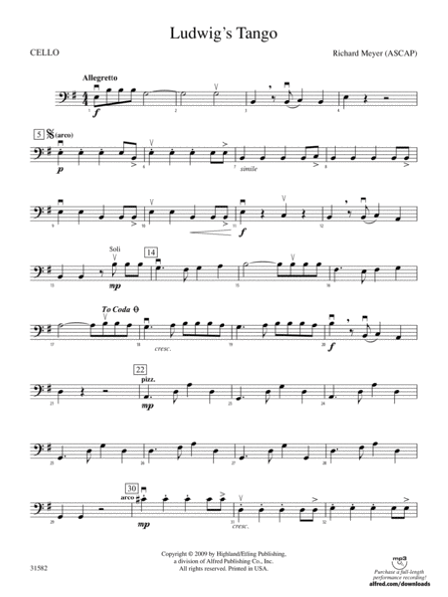 Tango cello top