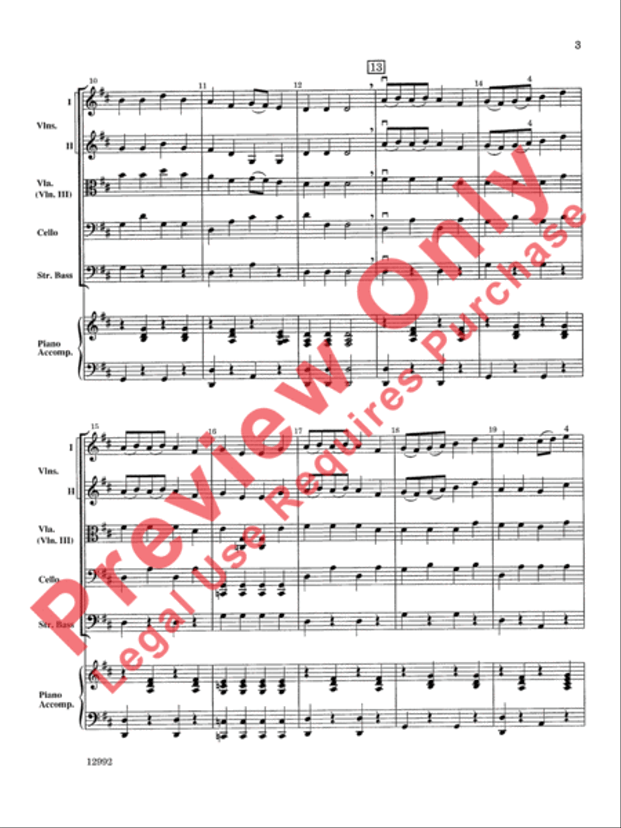 Frog in a Tree String Orchestra scores gallery preview page 4