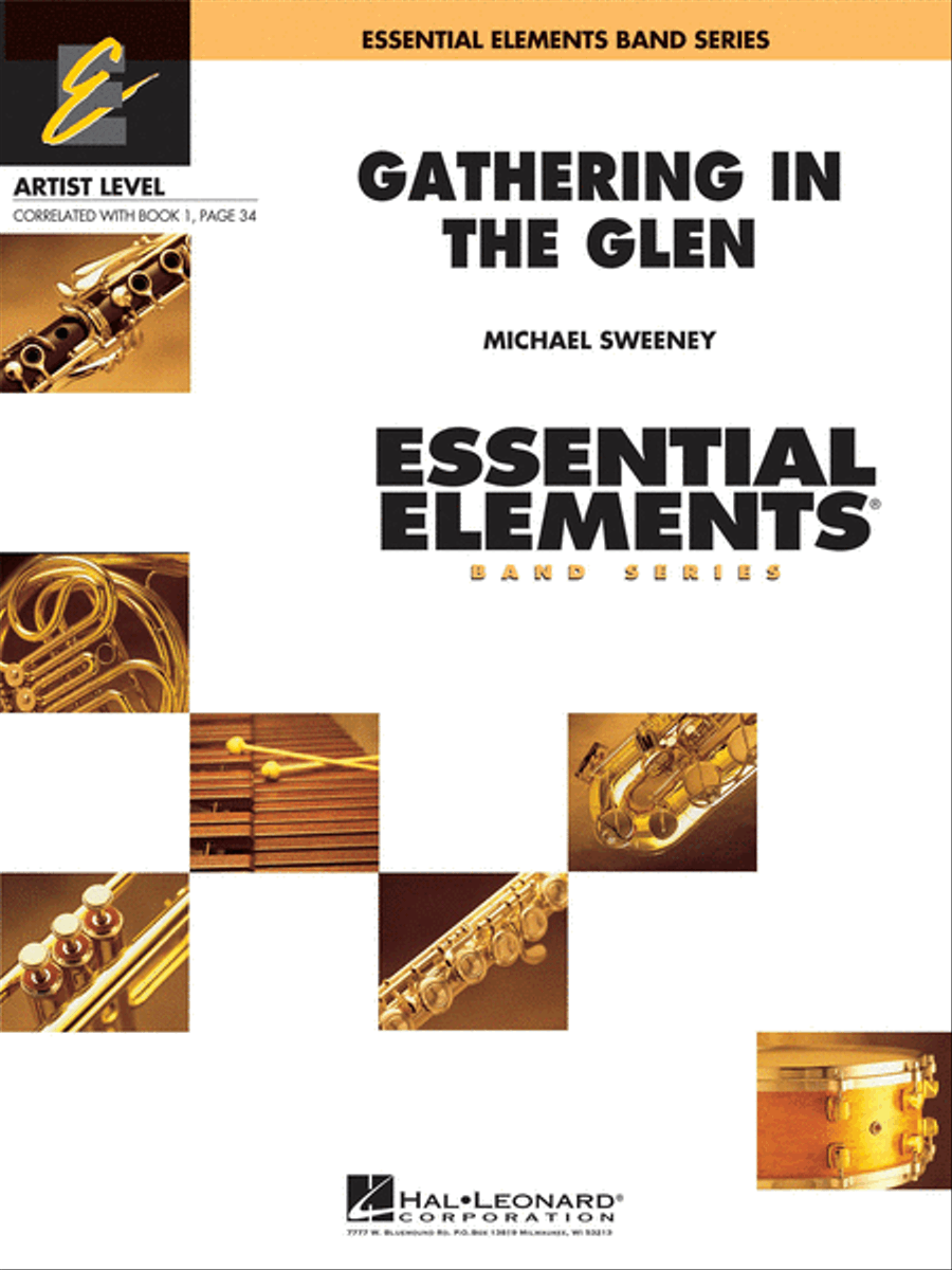 Gathering in the Glen Concert Band scores gallery preview page 1