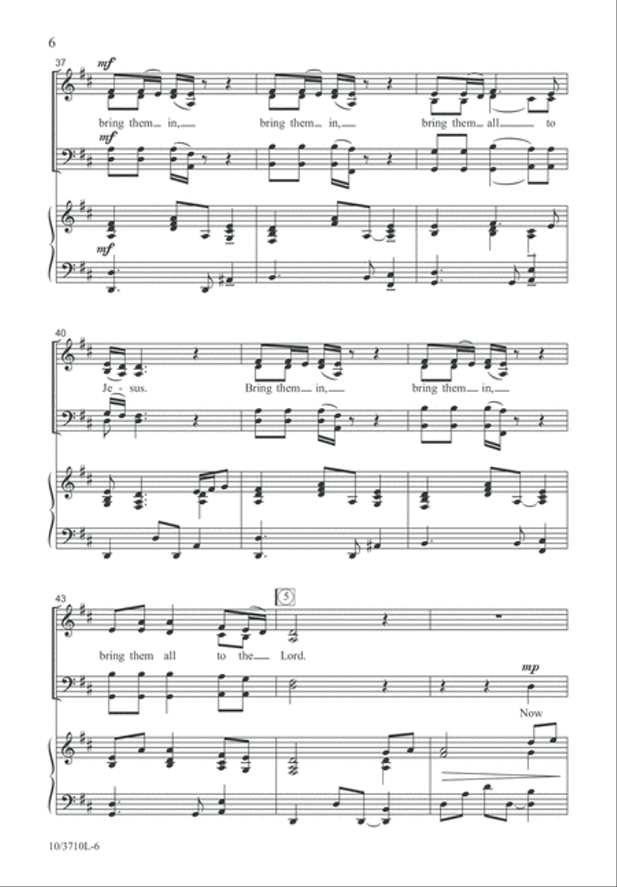 Bring Them In 4-Part scores gallery preview page 7