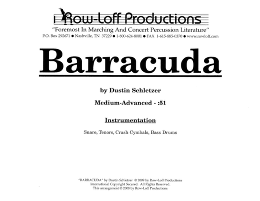 Barracuda w/Tutor Tracks