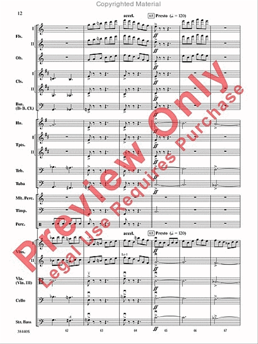 Leroy Anderson's Irish Suite, Part 1 (Themes from) Full Orchestra scores gallery preview page 13
