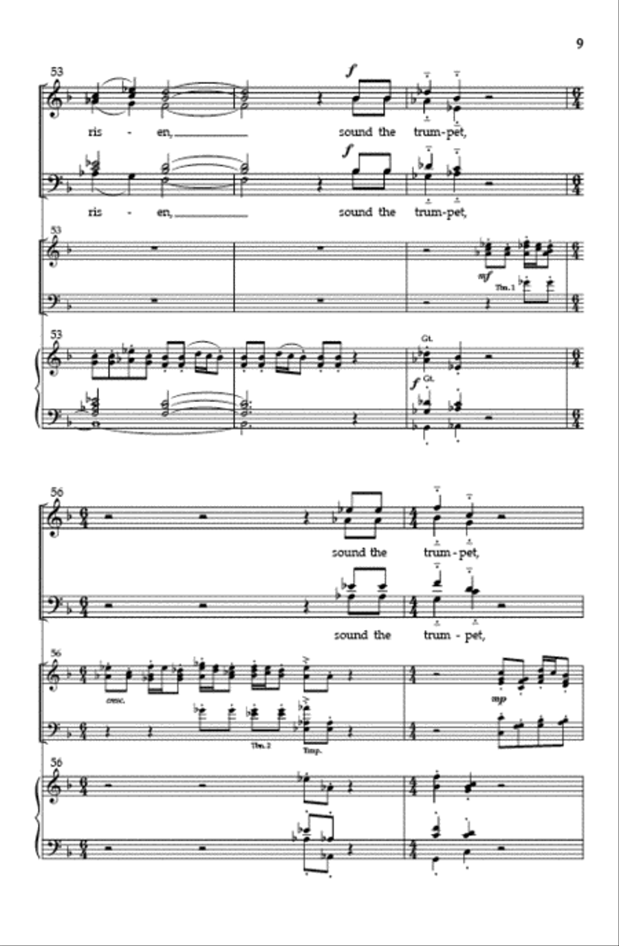 Rejoice, Ye Heavenly Powers (Vocal Score) Divisi scores gallery preview page 8