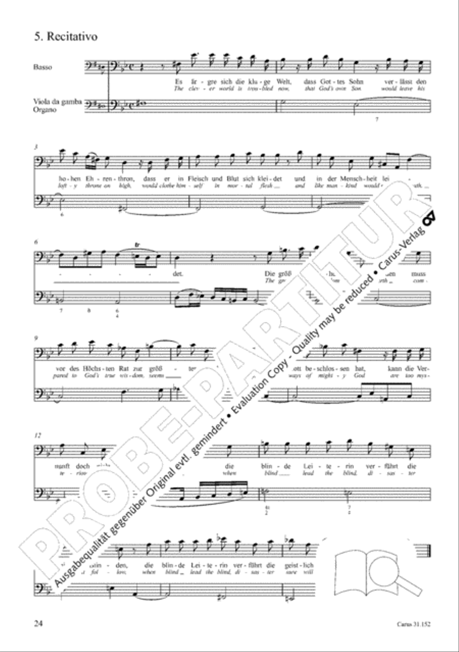 Walk on the path of faith (Tritt auf die Glaubensbahn) Orchestra scores gallery preview page 25
