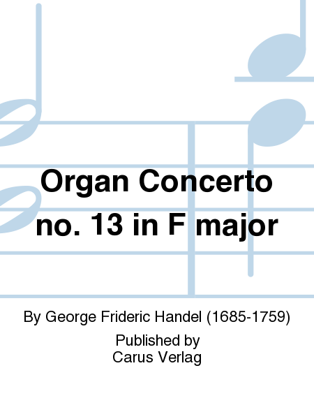 Organ Concerto no. 13 in F major