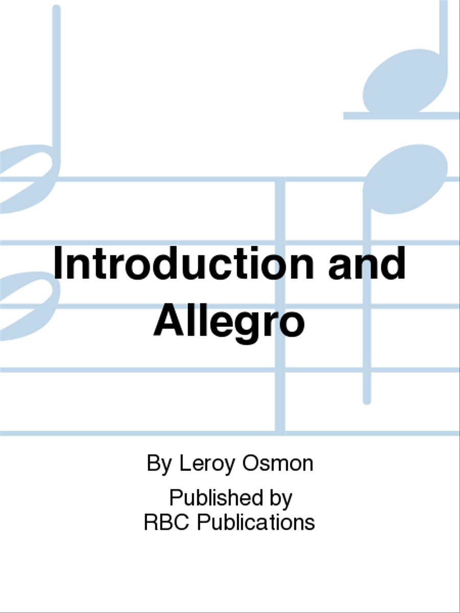 Introduction And Allegro Brass Quintet Brass Quintet scores gallery preview page 1