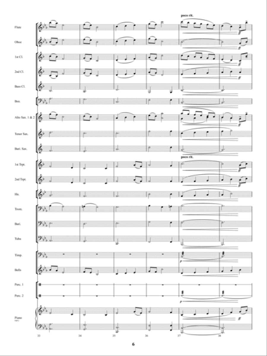 Amazing Grace Amazing Grace Concert Band scores gallery preview page 6