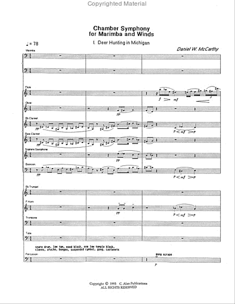 Chamber Symphony No. 1 Chamber Symphony No. 1 Bassoon scores gallery preview page 2