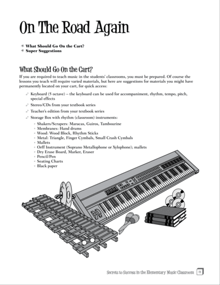 Secrets to Success in the Elementary Music Classroom Classroom Materials scores gallery preview page 3