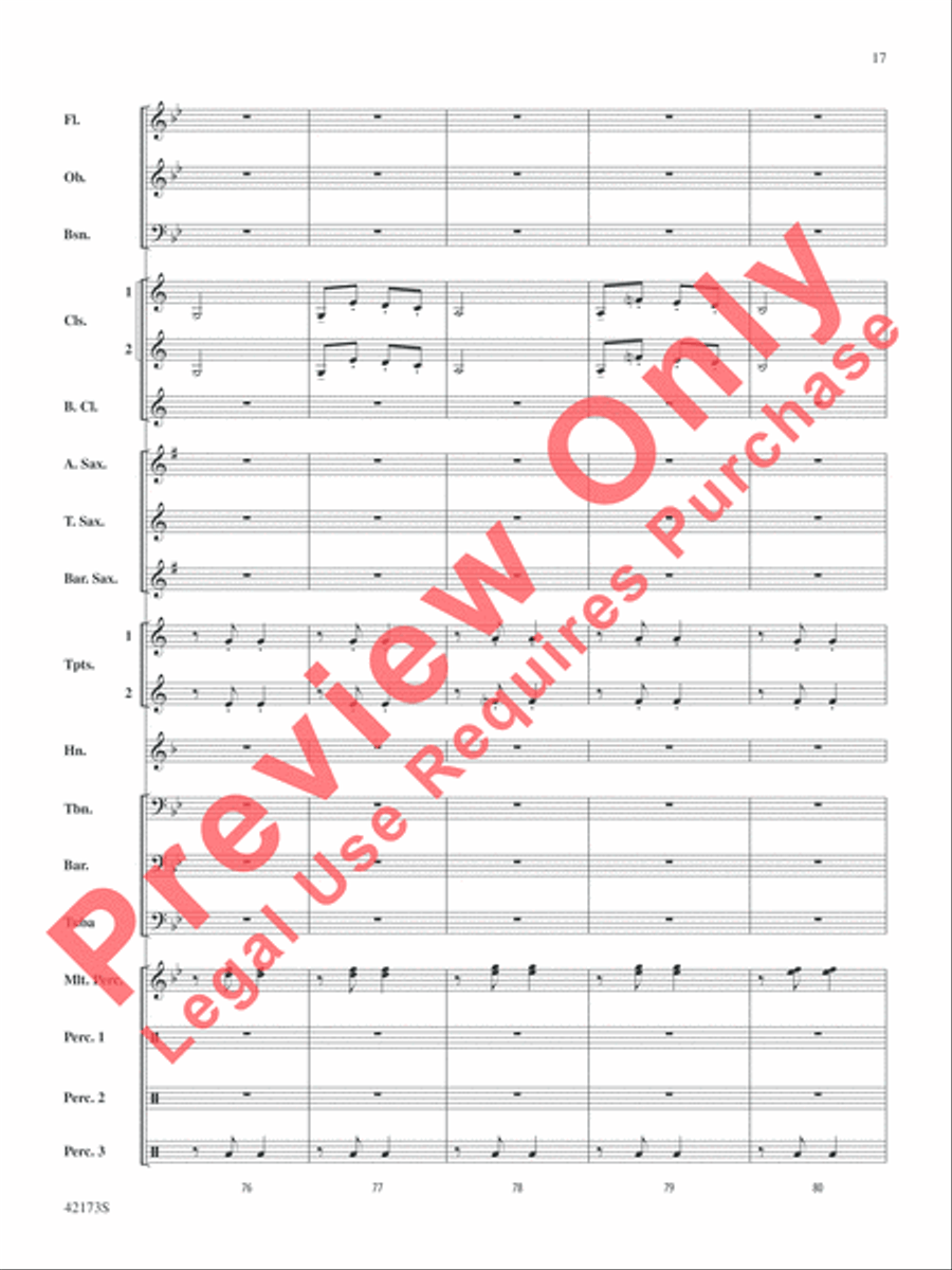 Jingle Band! Concert Band scores gallery preview page 18