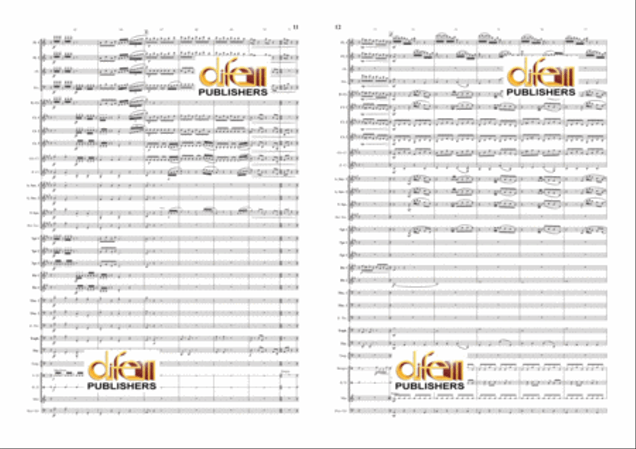 Madagascar 2 Concert Band scores gallery preview page 6