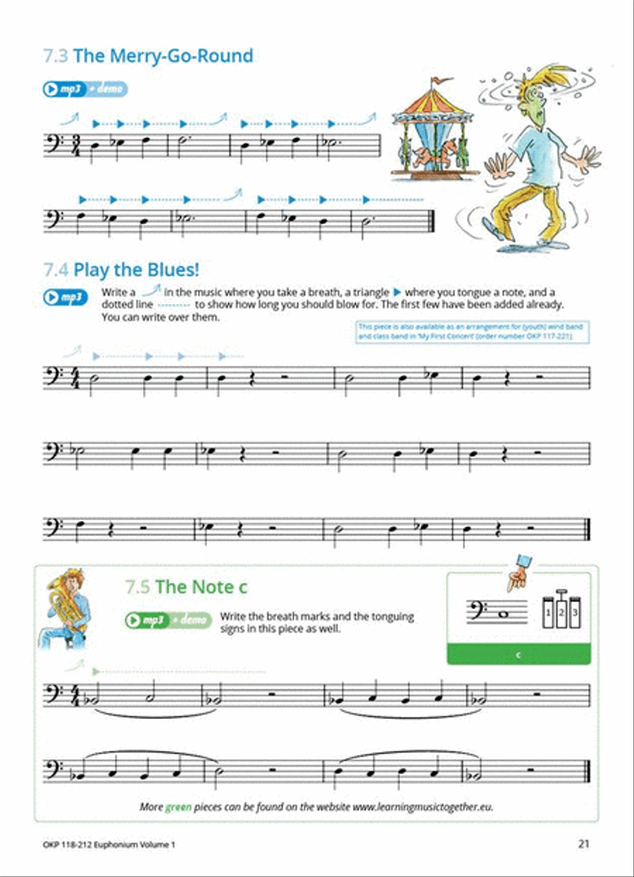 Learning Music Together Vol. 1 Baritone Horn scores gallery preview page 8