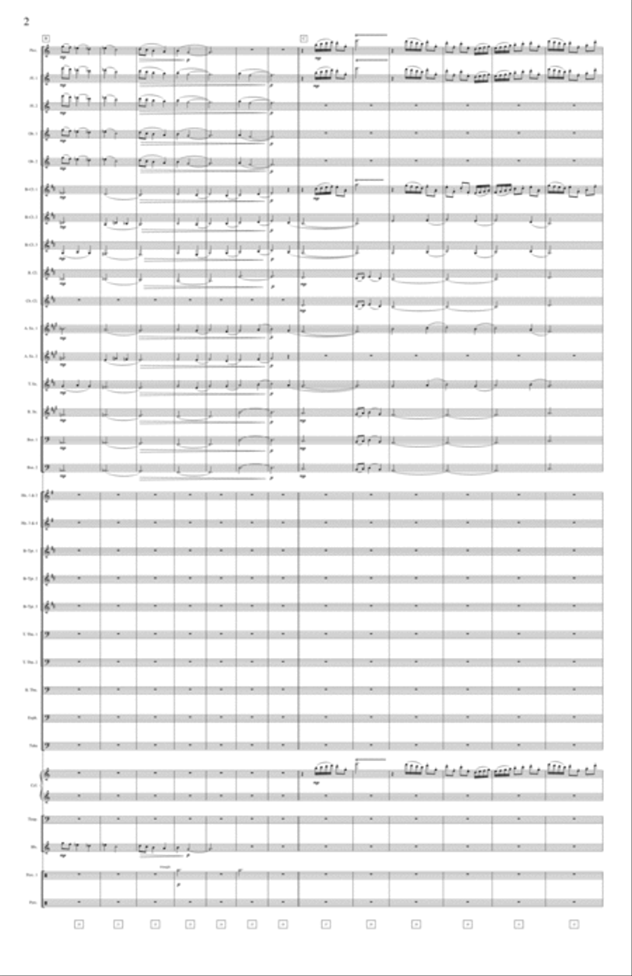 Meditation - score and parts Concert Band scores gallery preview page 4