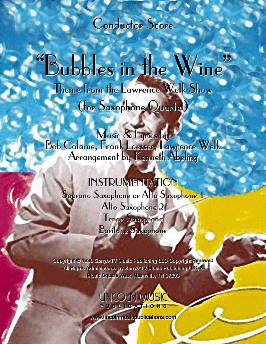 Bubbles In The Wine Saxophone Quartet scores gallery preview page 1