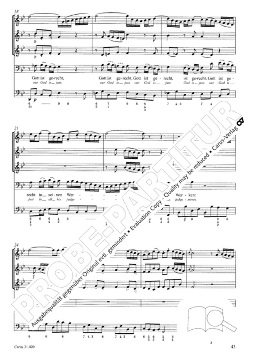 Eternity, thou thundrous word (O Ewigkeit, du Donnerwort) ATB scores gallery preview page 44