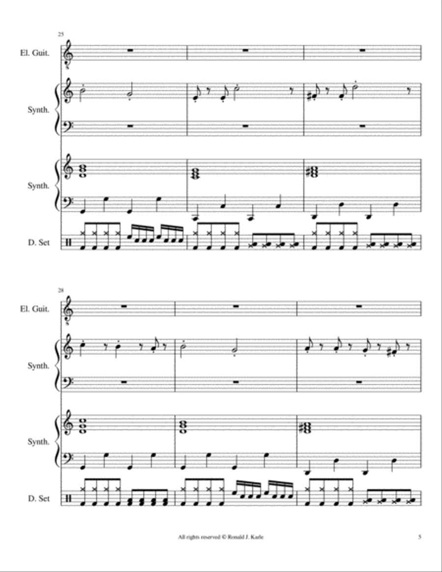 Synth Small Ensemble scores gallery preview page 6