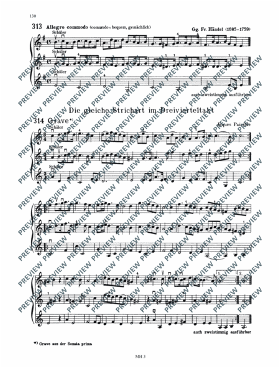 Das Geigenspiel Violin scores gallery preview page 15