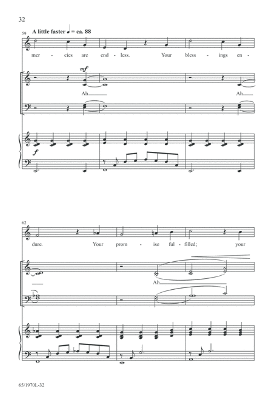 A Great and Mighty Wonder 4-Part scores gallery preview page 33
