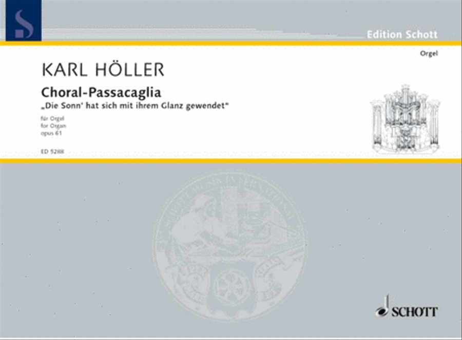 Chorale-Passacaglia Chorale-Passacaglia Organ scores gallery preview page 1