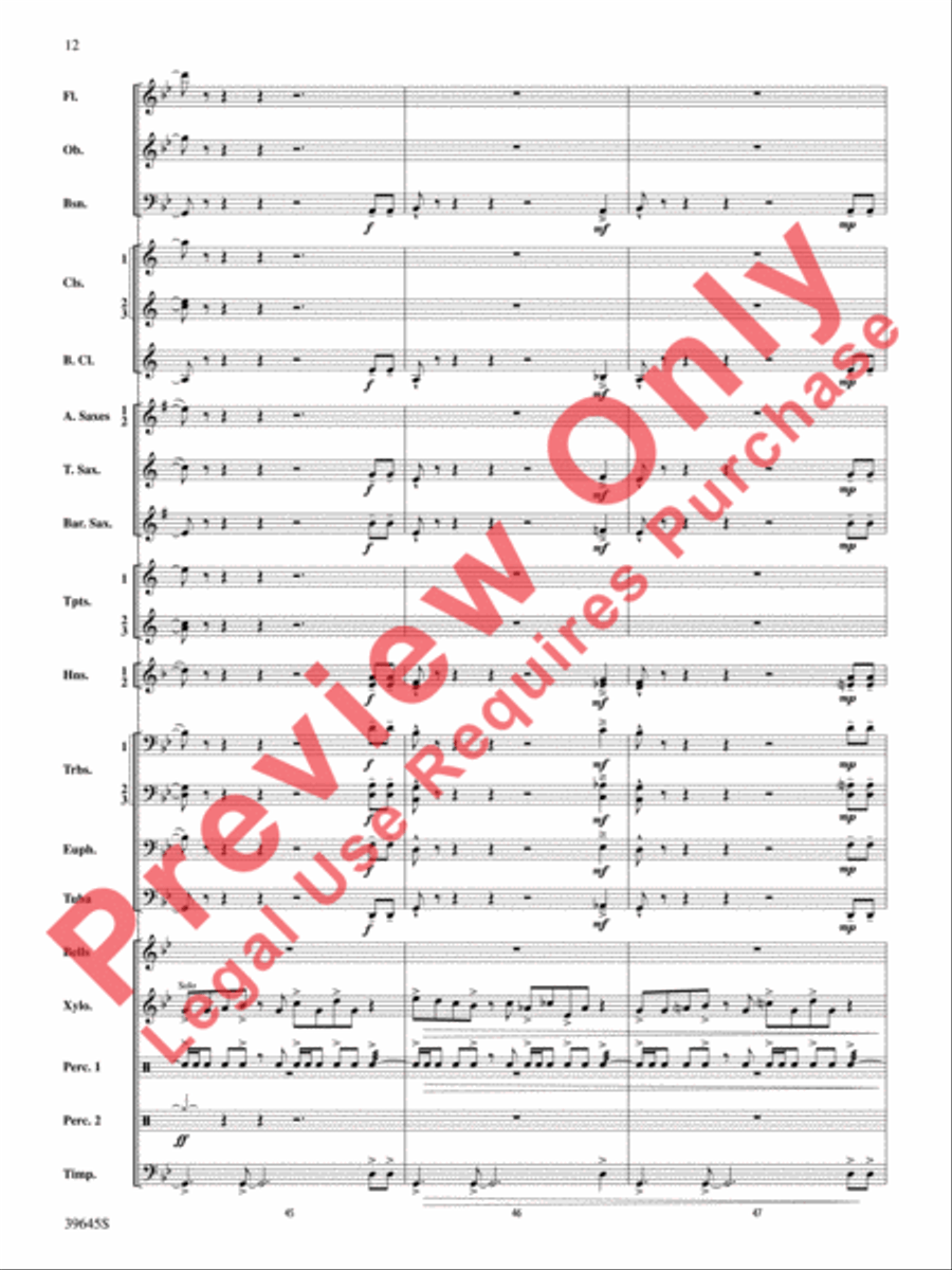 Whirlybird Concert Band scores gallery preview page 13