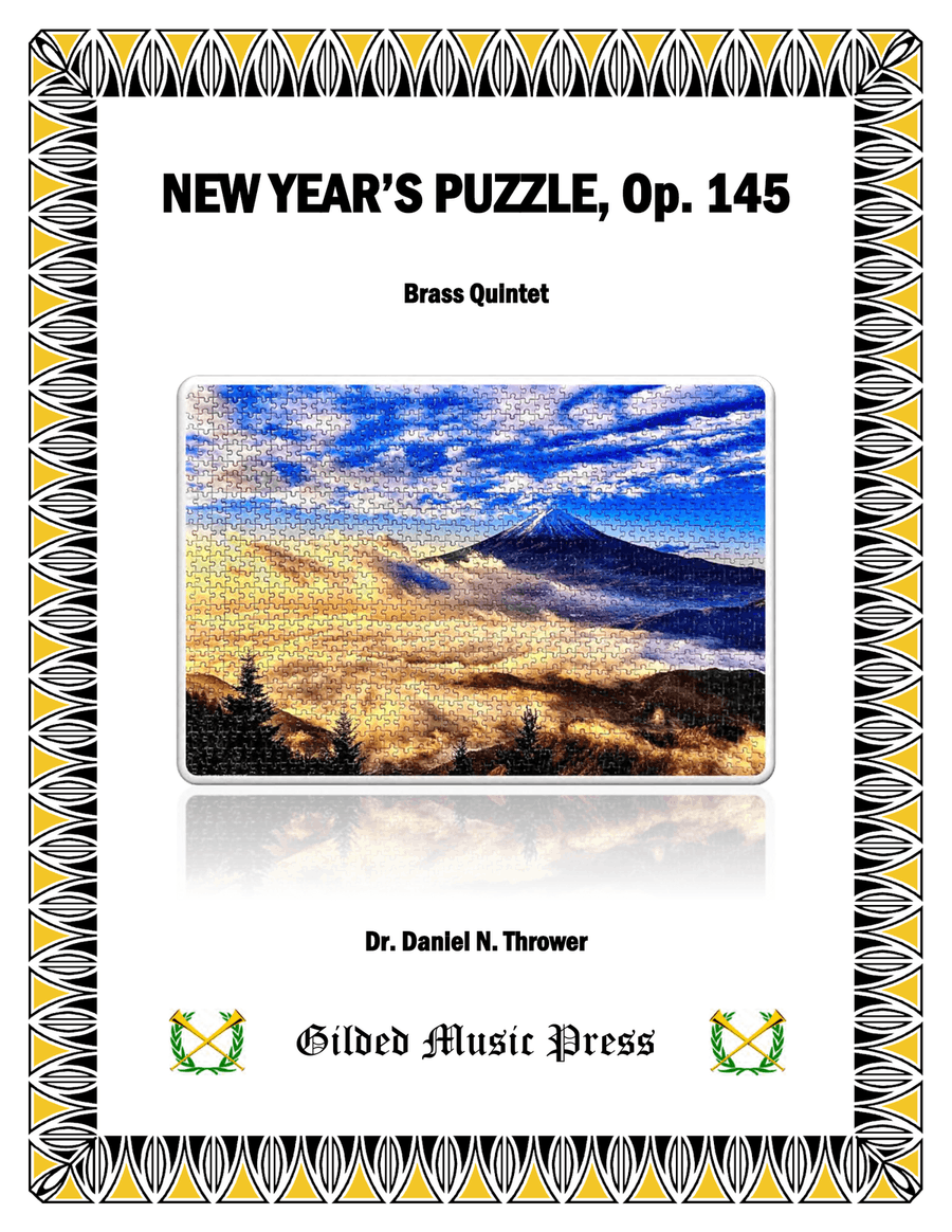 New Year's Puzzle, Op. 145 Brass Quintet scores gallery preview page 1