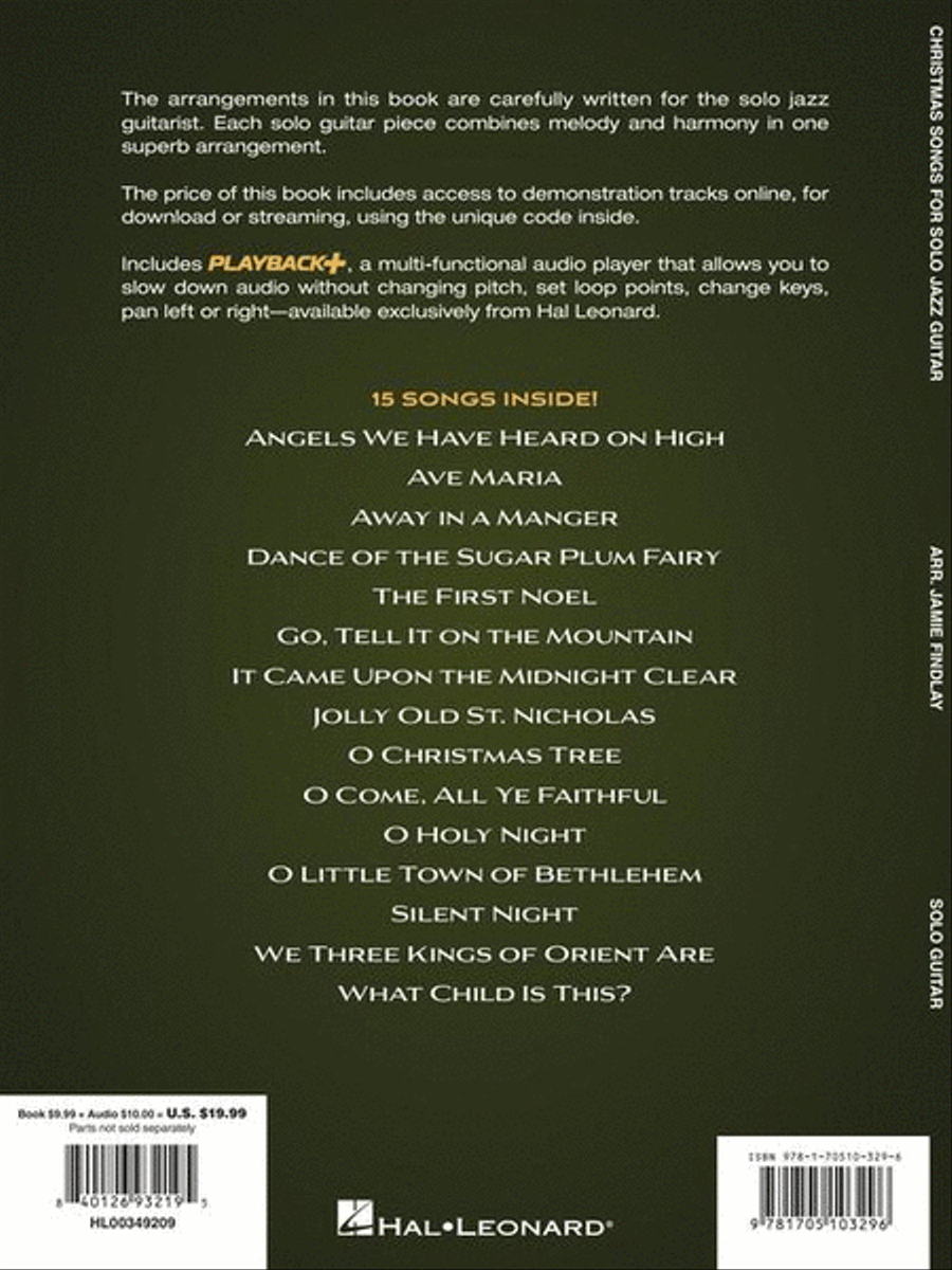 Christmas Songs for Solo Jazz Guitar Electric Guitar scores gallery preview page 7