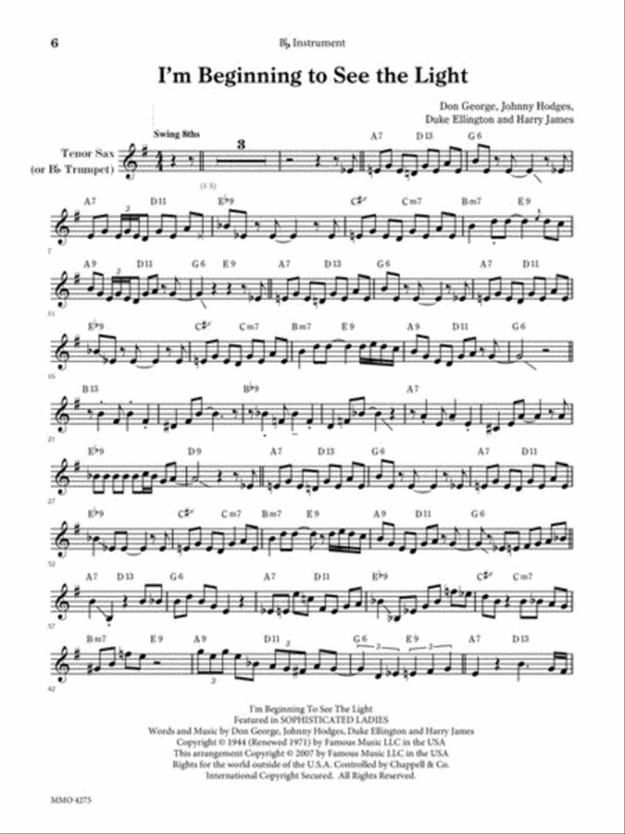 Boots Randolph – Some Favorite Songs Tenor Saxophone scores gallery preview page 3