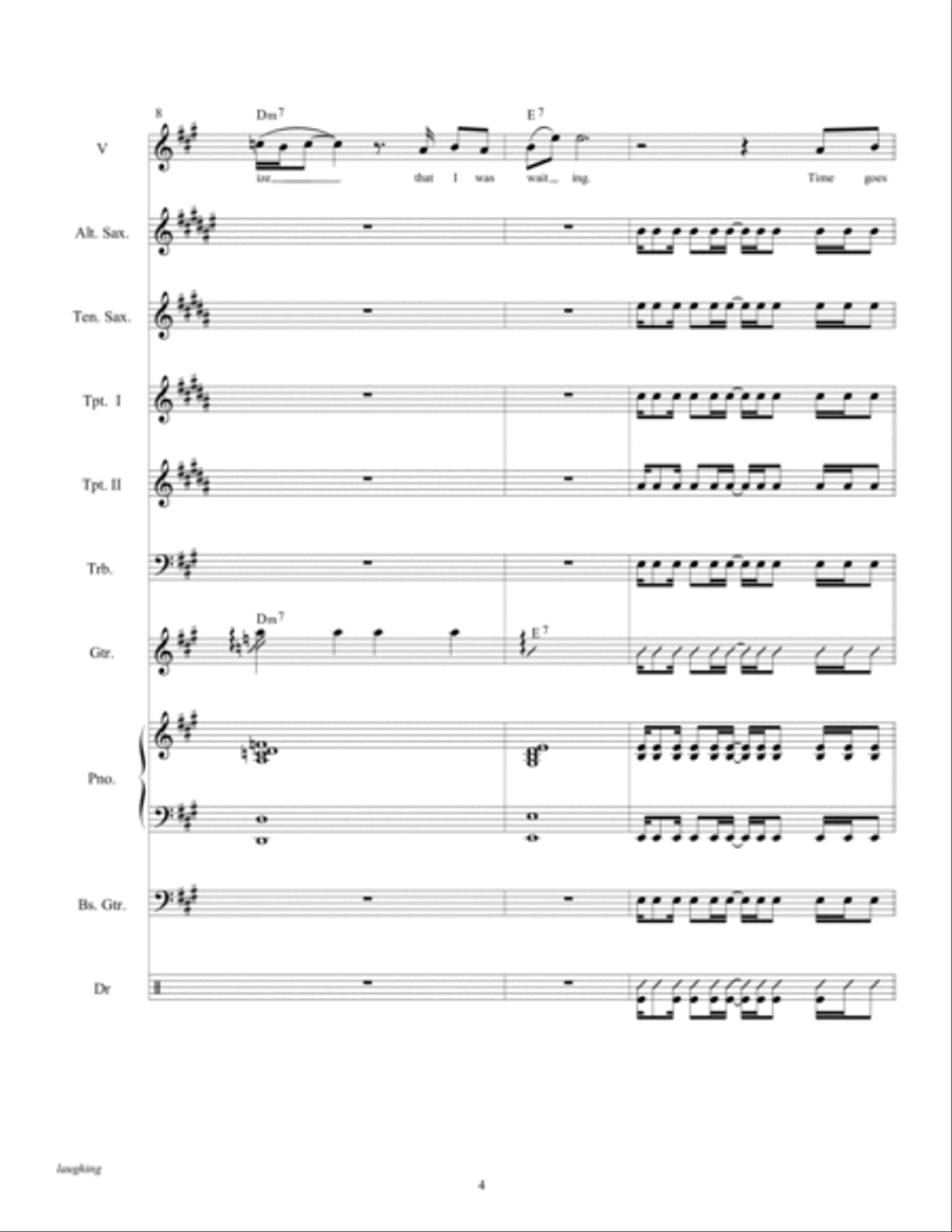 Laughing Tenor Saxophone scores gallery preview page 6