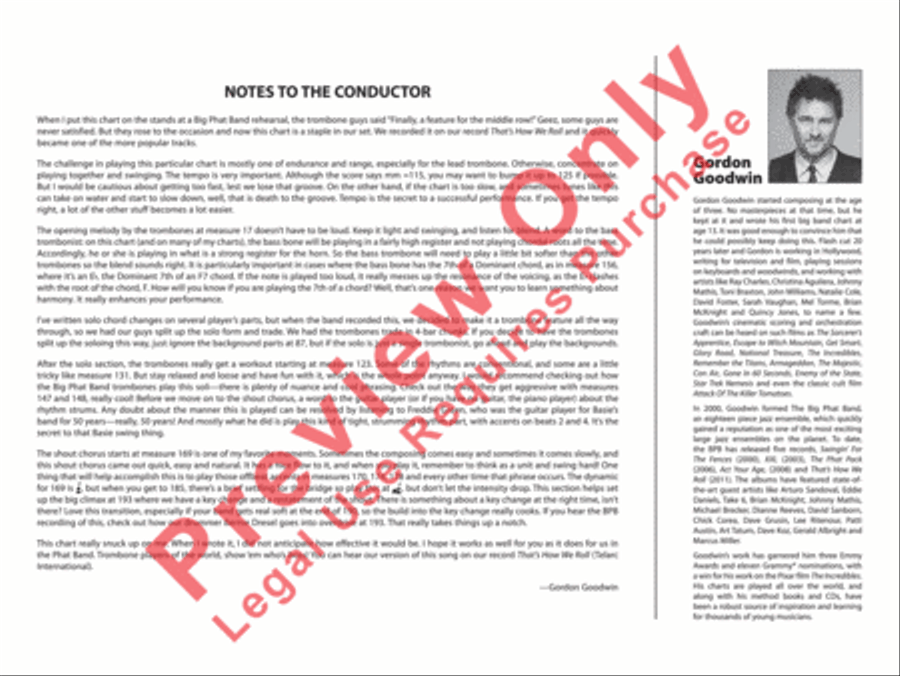 It's Not Polite to Point Jazz Ensemble scores gallery preview page 3
