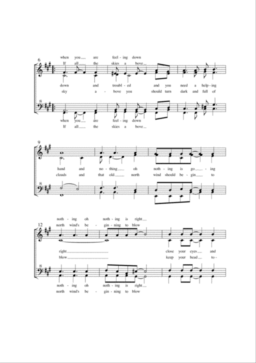 You've Got A Friend You've Got A Friend SSAA scores gallery preview page 2