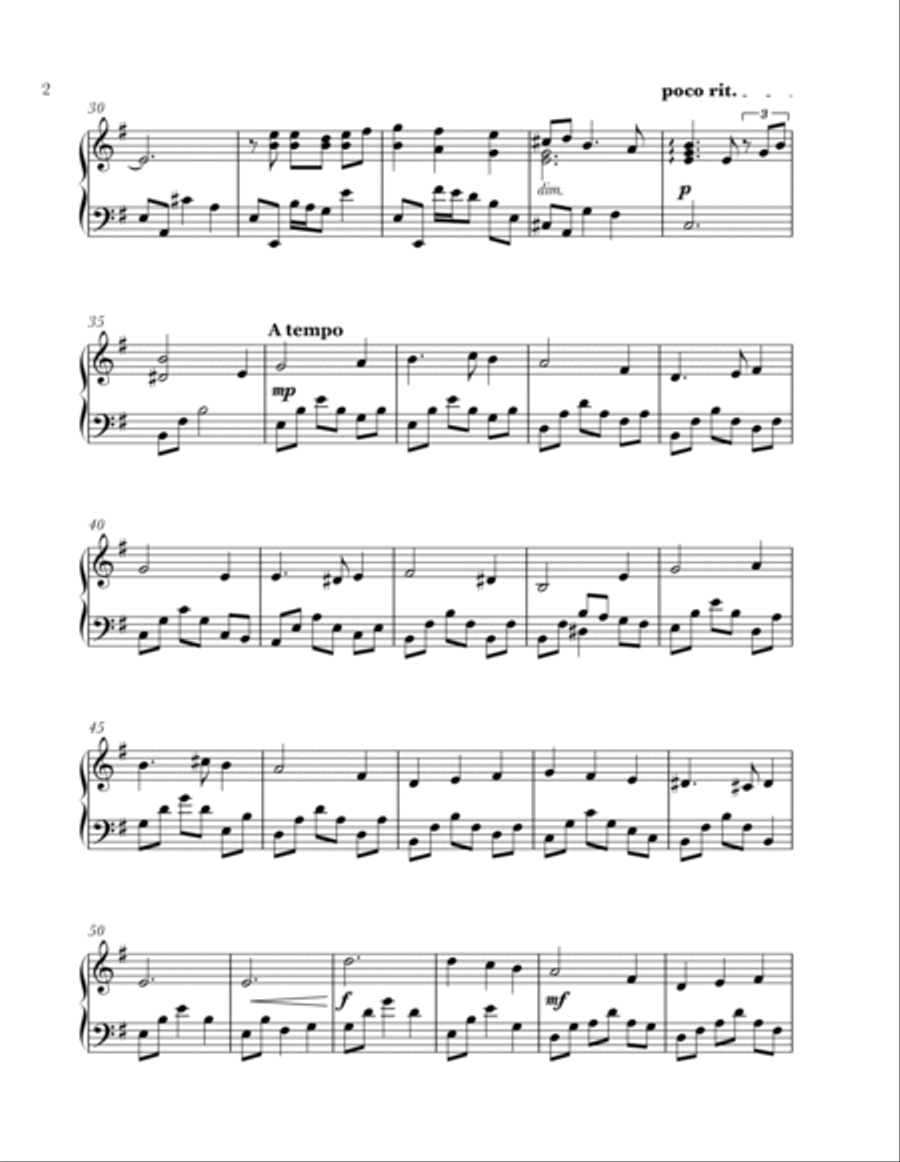 What Child is This Piano Solo scores gallery preview page 2