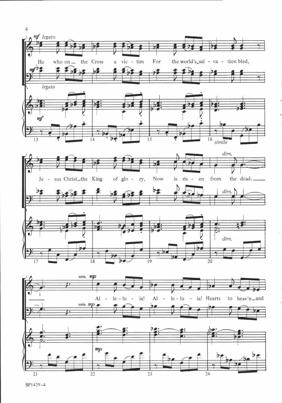 Hymn of Gladness 4-Part scores gallery preview page 3