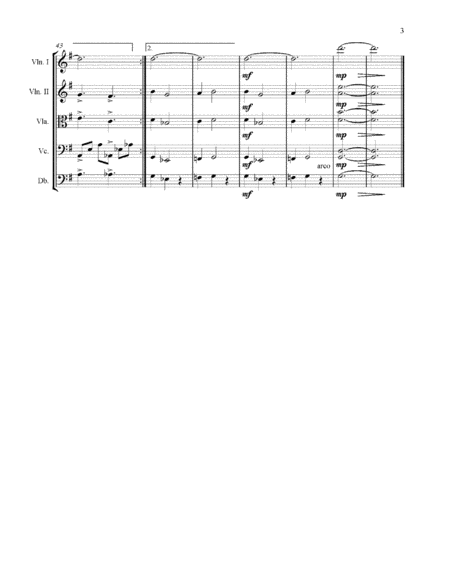 Skye Boat Song for string quartet with additional optional bass part. Score & parts image number null