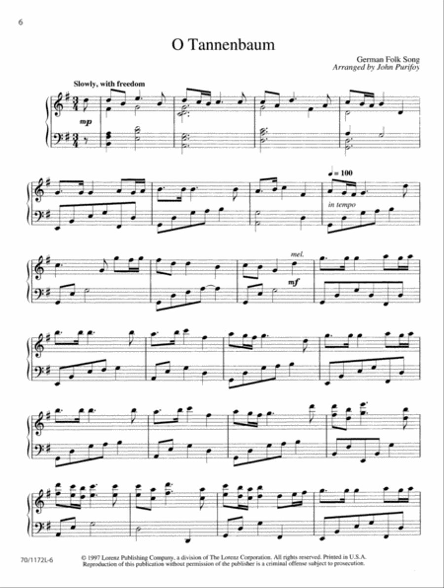 Timeless Carols for a New Age Piano Solo scores gallery preview page 6