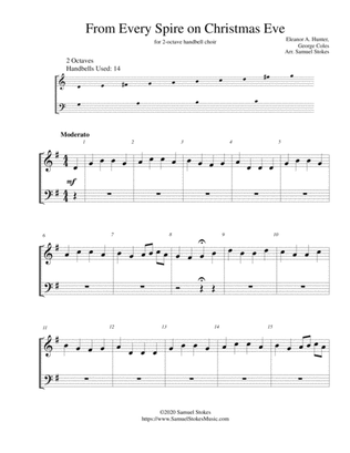 From Every Spire on Christmas Eve - for 2-octave handbell choir