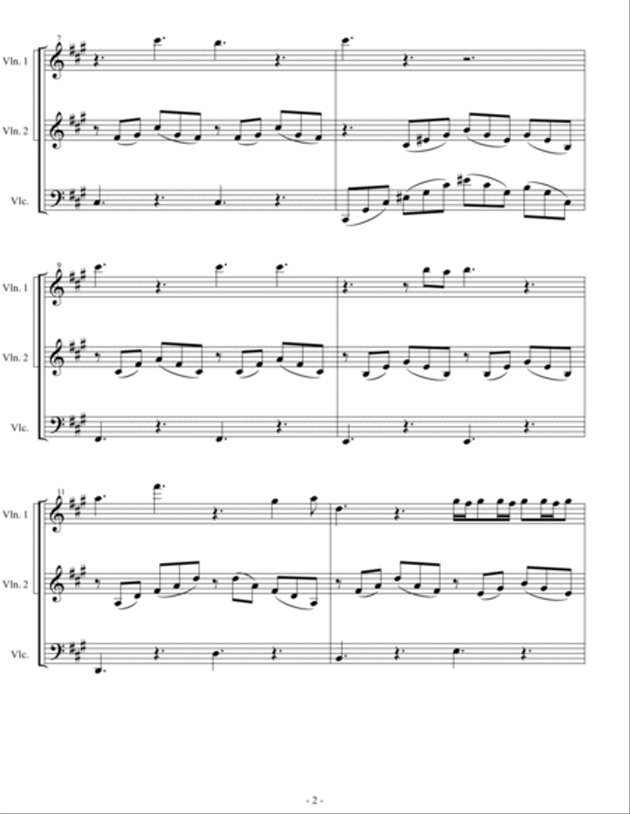 Chi Mai String Trio scores gallery preview page 6