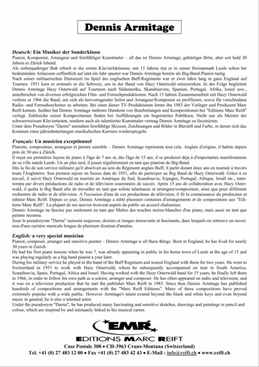 5 Jazzinations 5 Jazzinations Trombone Quartet scores gallery preview page 3