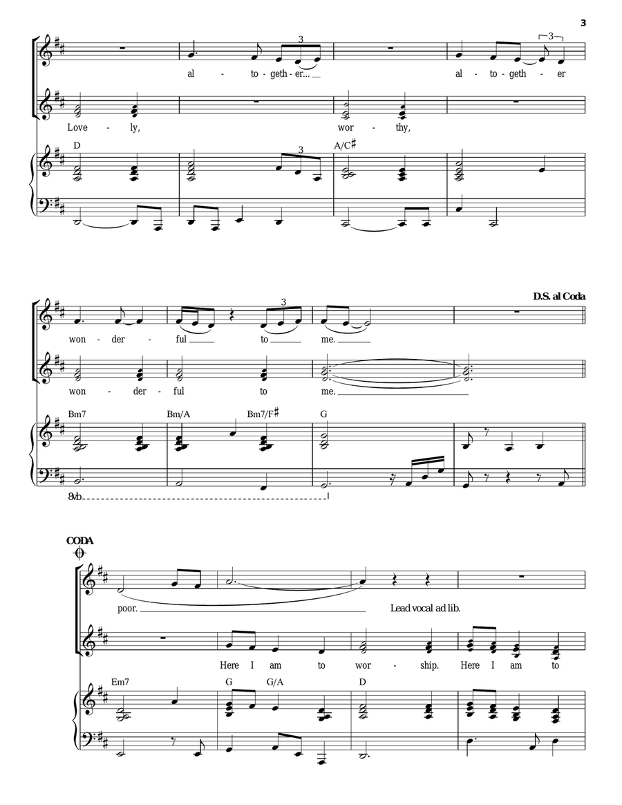 Here I Am To Worship Here I Am To Worship Guitar scores gallery preview page 3