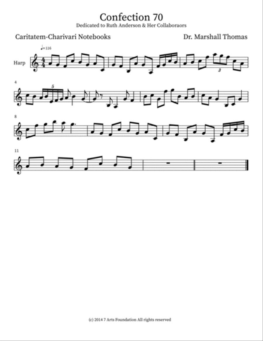 Confection 70 Percussion scores gallery preview page 4