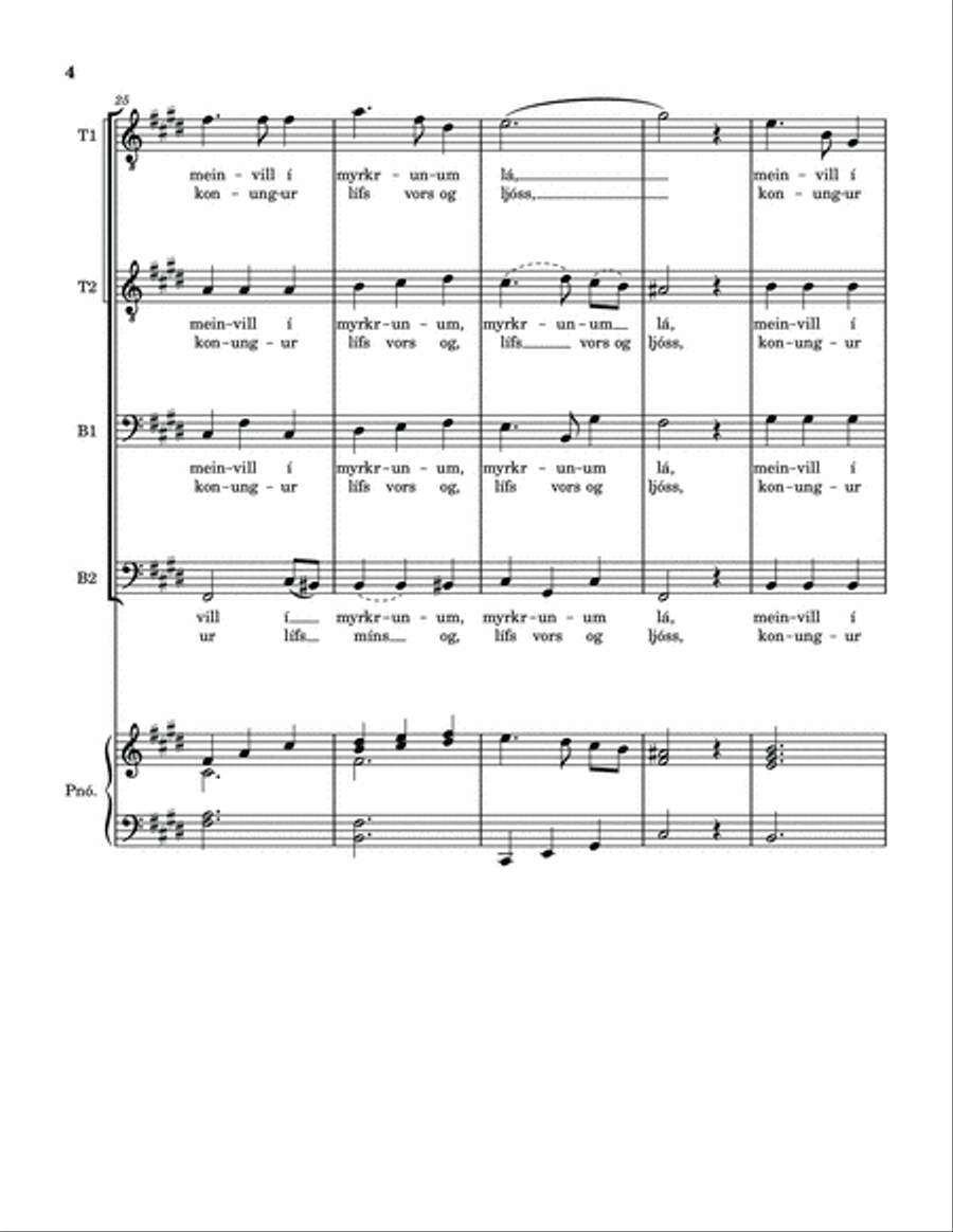 Heims um ból - TTBB TTBB scores gallery preview page 5