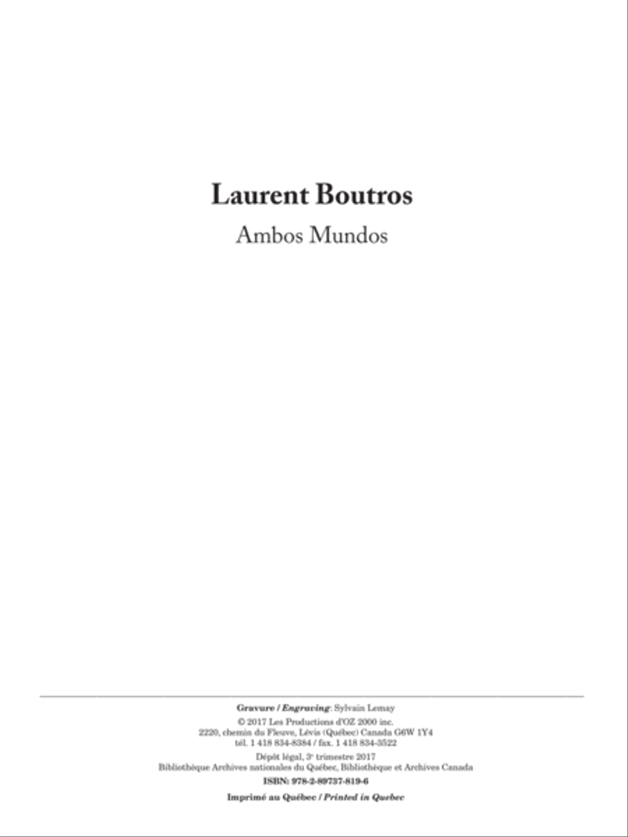 Ambos Mundos Violin scores gallery preview page 1
