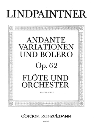 Book cover for Andante, variations and bolero