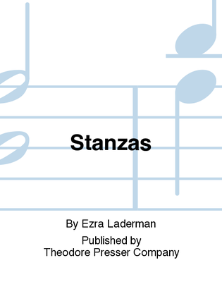 Book cover for Stanzas