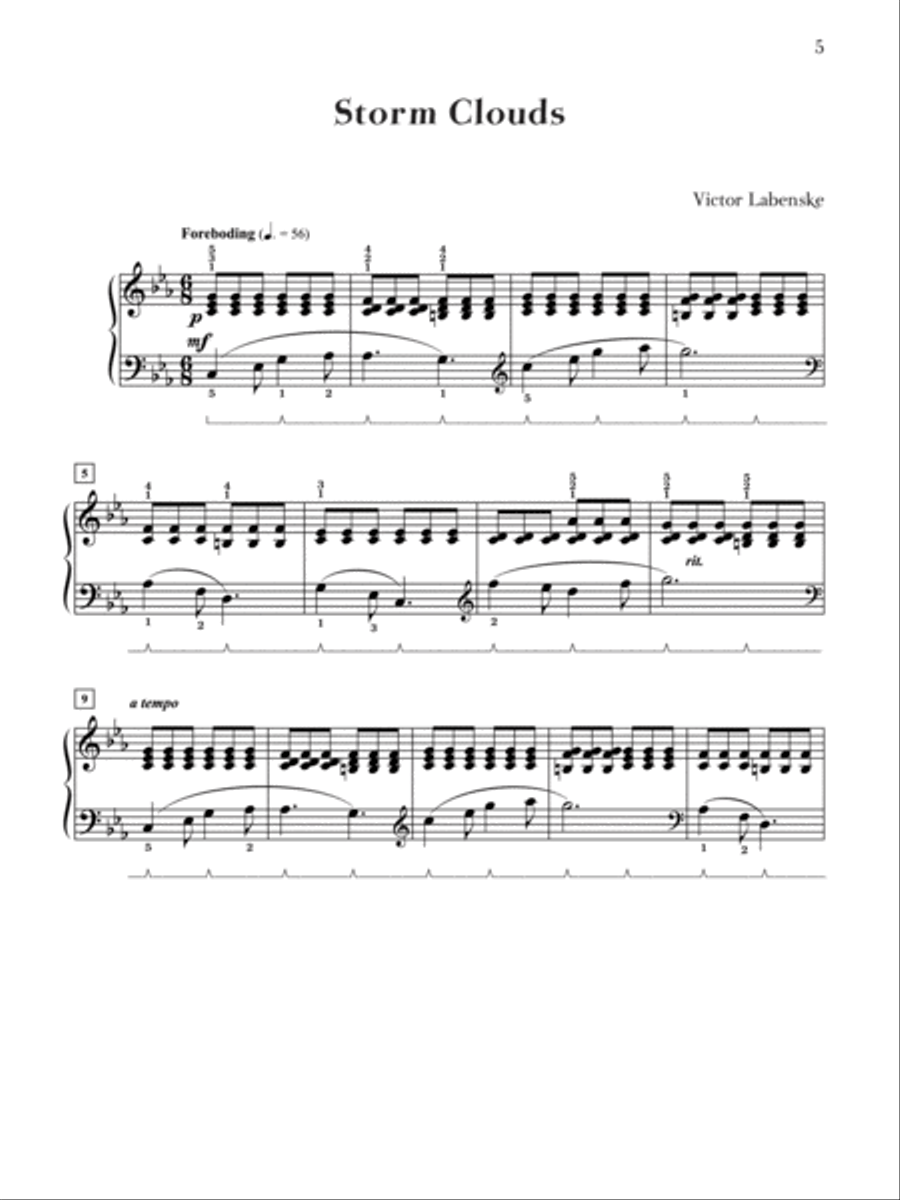 Piano Miniatures in 24 Keys Piano Solo scores gallery preview page 2