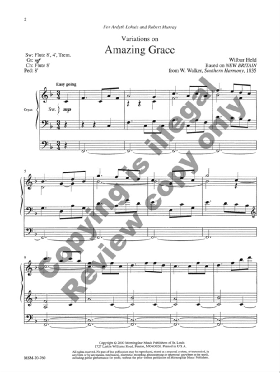 Amazing Grace Violin scores gallery preview page 8