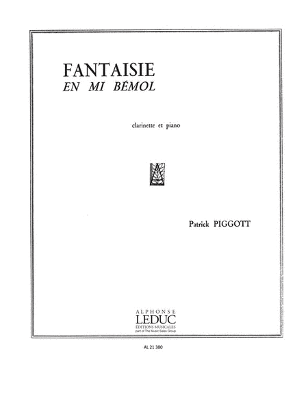 Fantaisie In E Flat Major (clarinet & Piano)