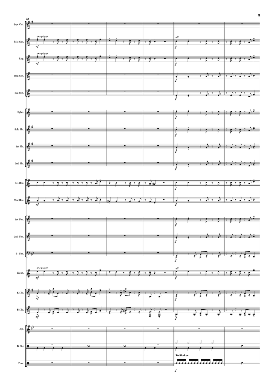 Bad Guy Brass Band scores gallery preview page 4